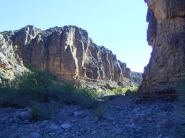 Gorges Asaka du trek Sarhro Tawadatrekking Hafida Maroc