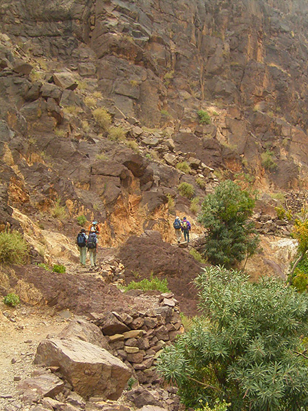 Chemin vers Igly Trek Sarhro Maroc