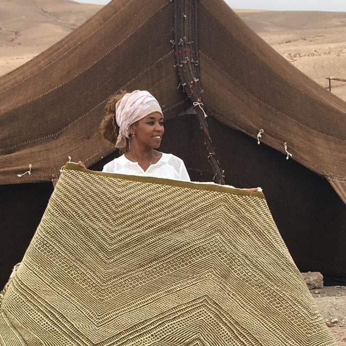 Rencontre artisans Trek Maroc Hafida Hdoubane